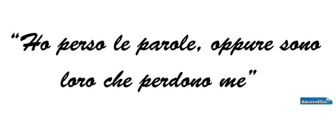 Ho Perso Le Parole